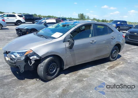 2016 Toyota Corolla Le z USA, uszkodzony, nr VIN 2T1BURHE4GC732777